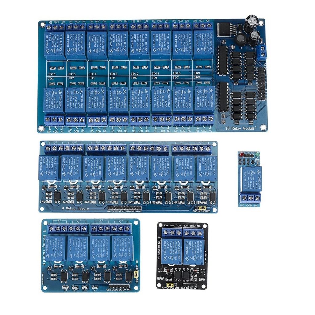 4CH 5V Relay Module With Screw Terminal Relay Module 5V 4 Channel Relay Module DC 5V Relay Switches With Optocoupler Protection. 