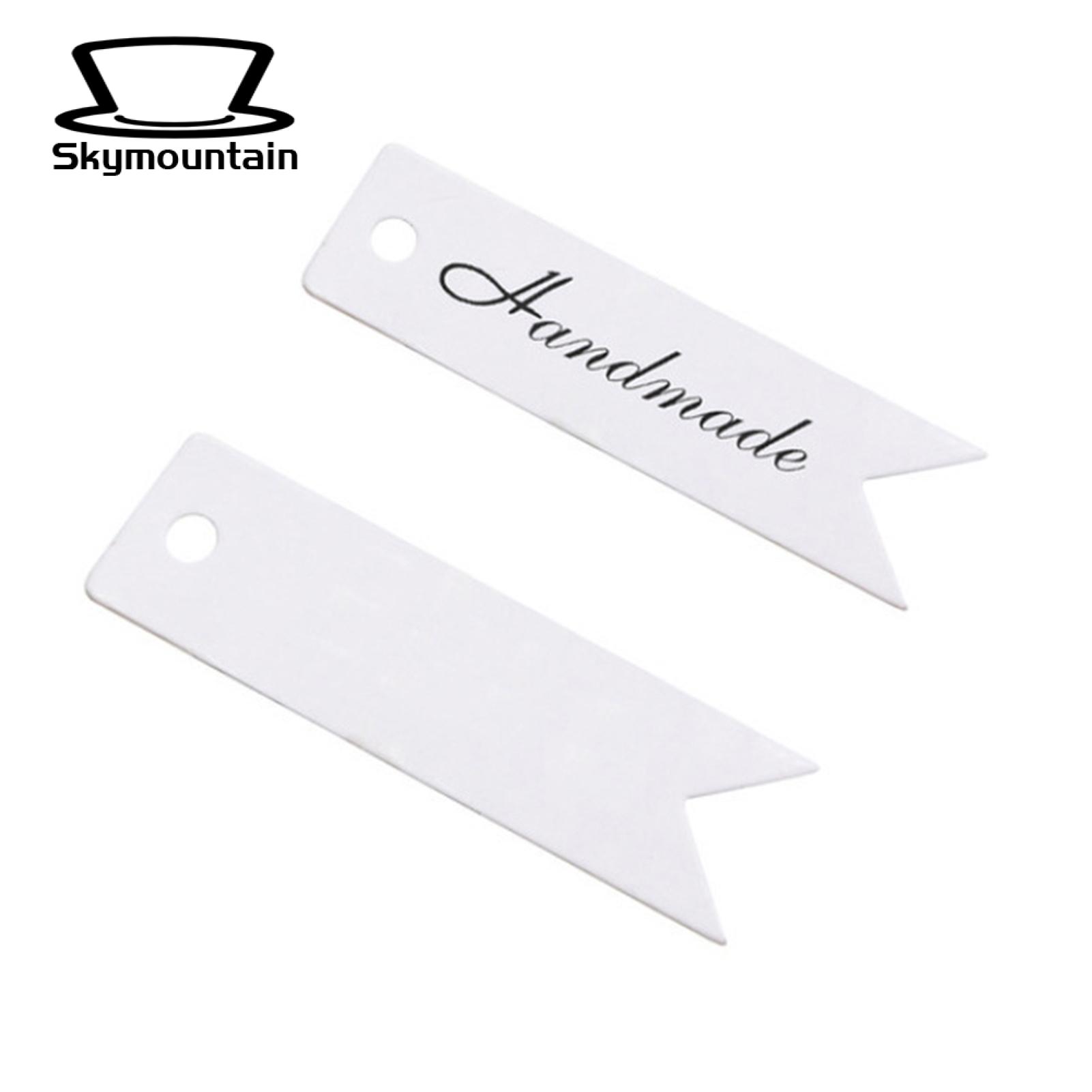 Skymountain Paper Tags Multi-purpose Handmade Gift Tags Thank You Paper Labels. 