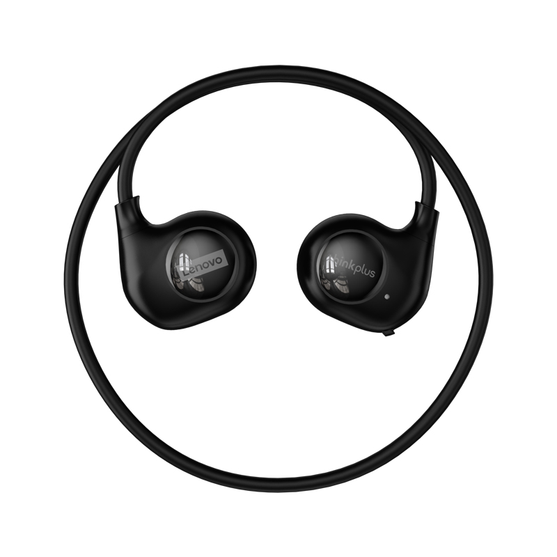 【FUPANG】Lenovo XT95II Wireless Bluetooth 5.3 Bone Conductive Comfort Wireless Sports Ear Hanging Neck Running Earphone Headset Black