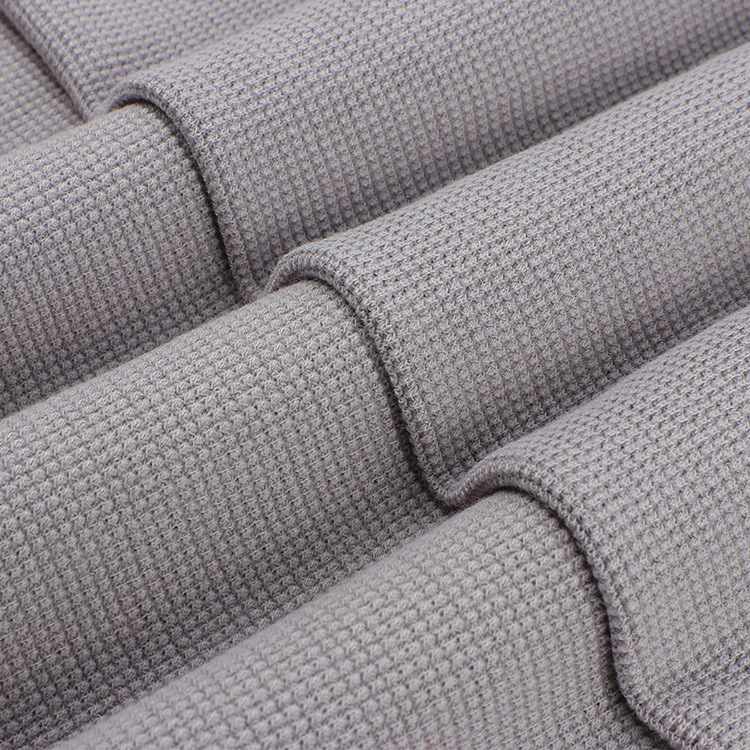 Waffle Fabric TC Waffle Casual Wear Fabric Bathrobe Pajamas 280g Loungewear Base Layer Fabric. 