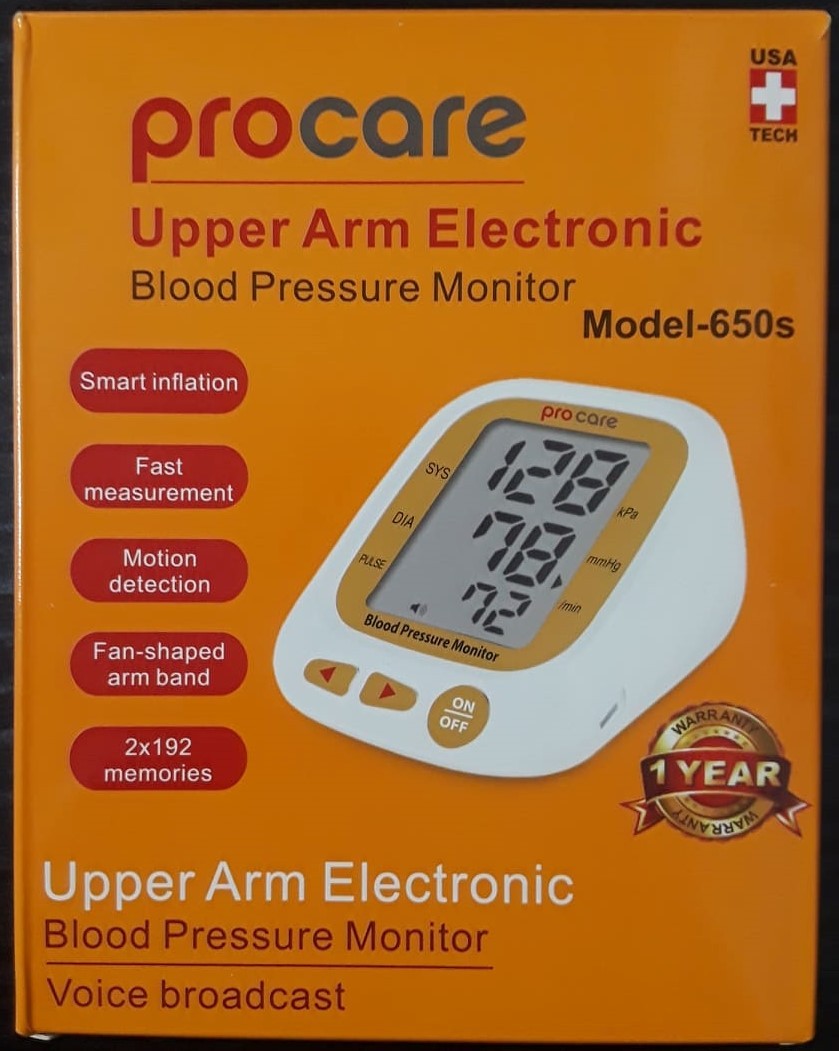 ProCare Basic Upper Arm BP Monitor