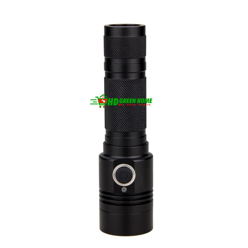Powerful T6 LED Torchlight 10W 800 Lumen USB Rechargeable IP65 Torch Light. 