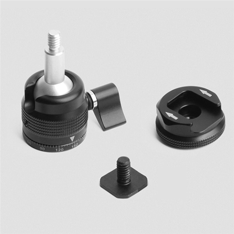 Metal Small Head Camera Tripod Replacement Parts Universal Ball Head Fill Light Bracket Mini Universal. 