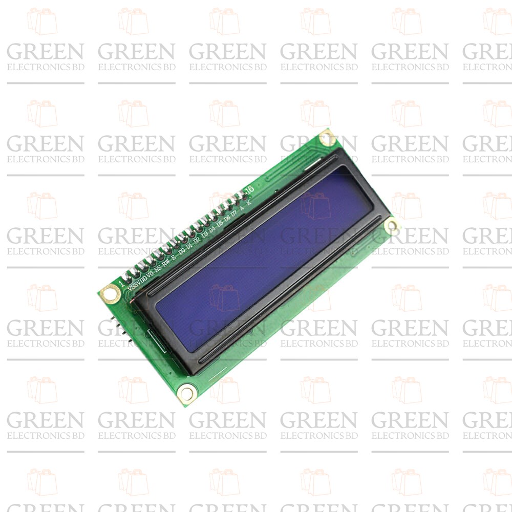LCD1602 LCD Display Monitor 1602 16×02 5V Character Blue Backlight Screen LCD 1602 IIC I2C For Arduino LCD Display. 