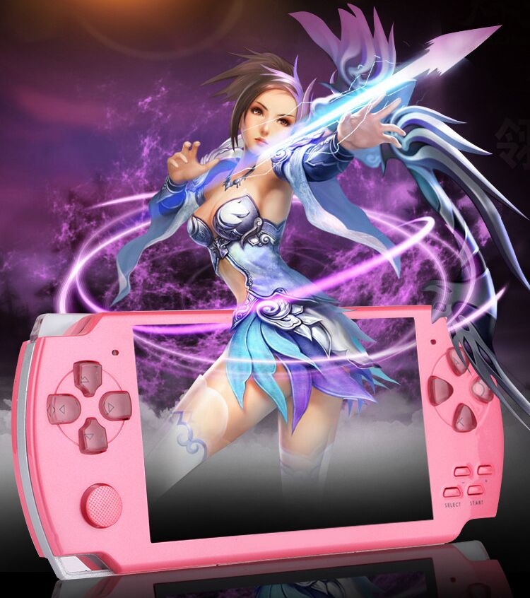 Built-in 5000 games, 8GB 4.3 Inch PMP Handheld Game Player MP3 MP4 MP5 -Option -White-Option -White. 