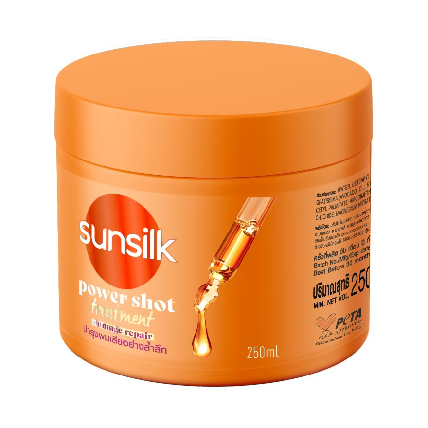 Sunsilk Treatment Power Shot Damage Repair/Smooth Revival 250 Ml.. 