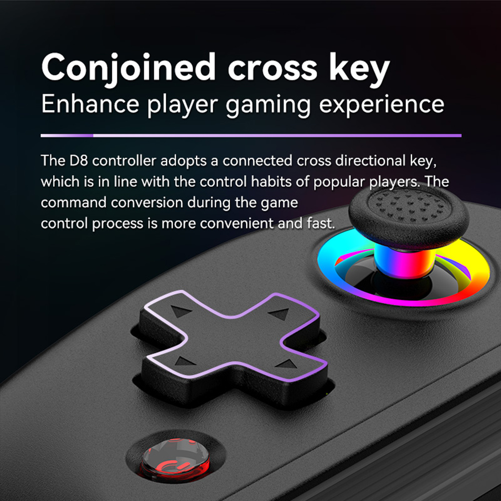 Qiunery D8 Wireless Stretching Extendable Game Console Telescopic Game Controller 20 Hours Playing Life Compatible For IPhone Android Phones Switch Console. 