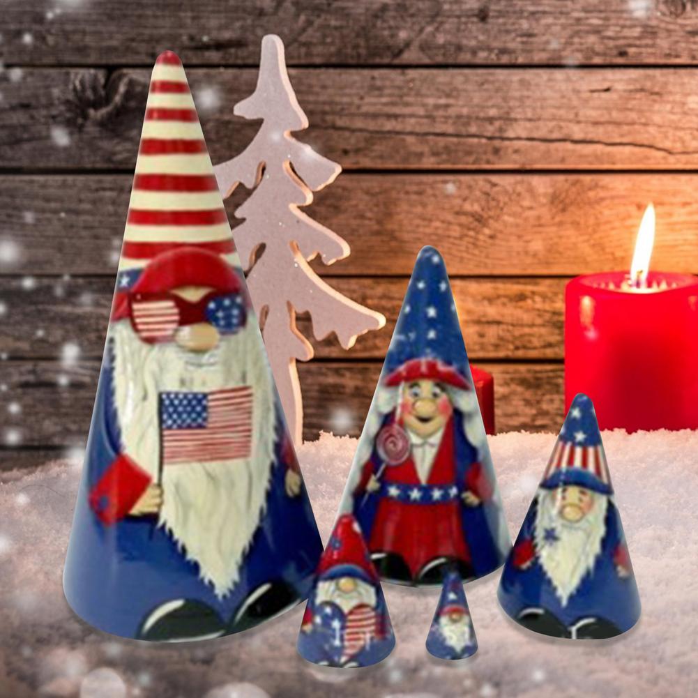 Acrylic Stacking Nested Set Russian Nesting Dolls Matryoshka Handmade Dwarf Toys for Children Kids Christmas Home Decoration. 