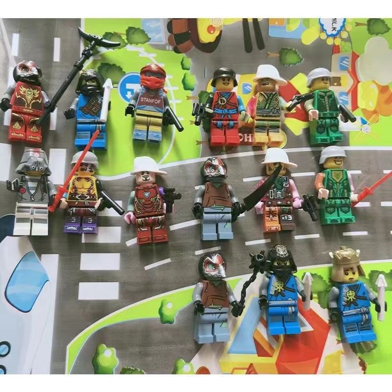 Compatible with LEGO NINJAGO® Ultraman Spider-Man bricks, minifigures, toy boy building bricks. 