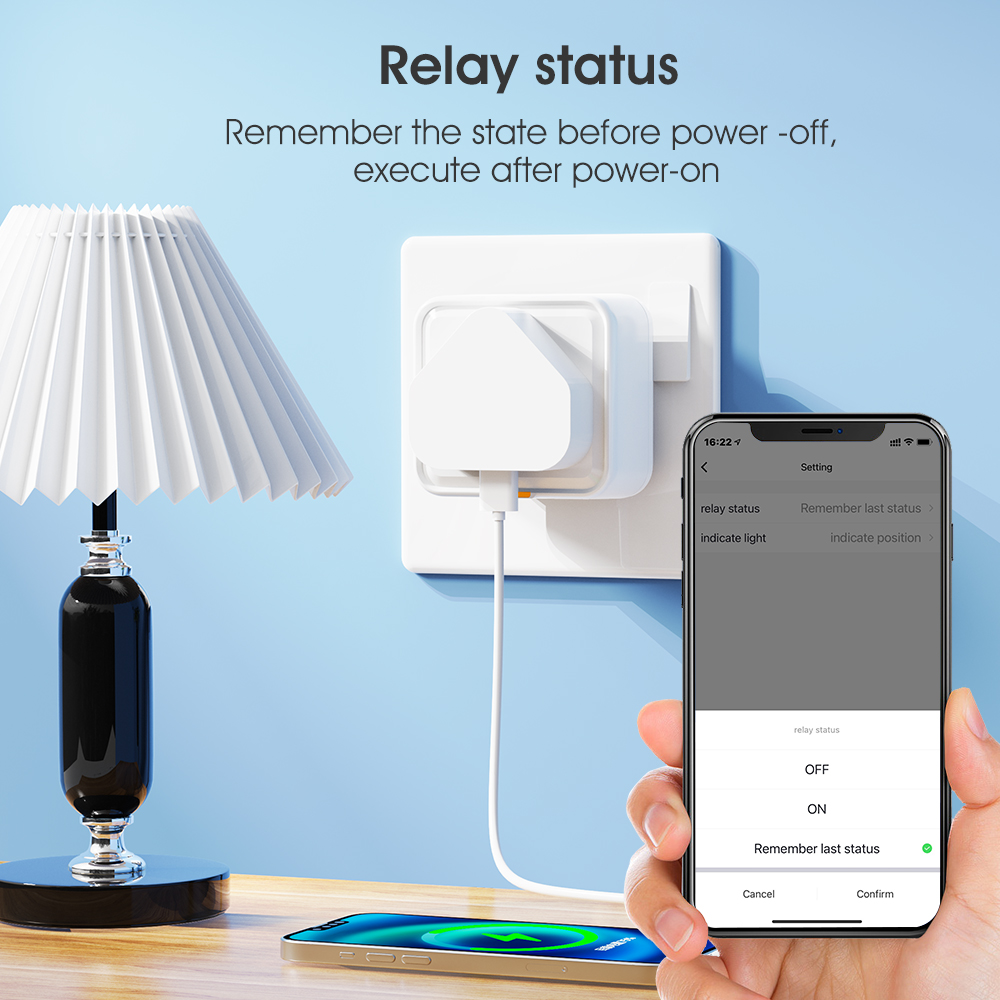 SMATRUL Tuya Wifi Smart Plug Universal Plug 2 Pin 3 Pin Socket with Power Monitor Type-C Timer Voice Control for Google Home Alexa Water motor Electric Geyser Water Heater 3500W. 