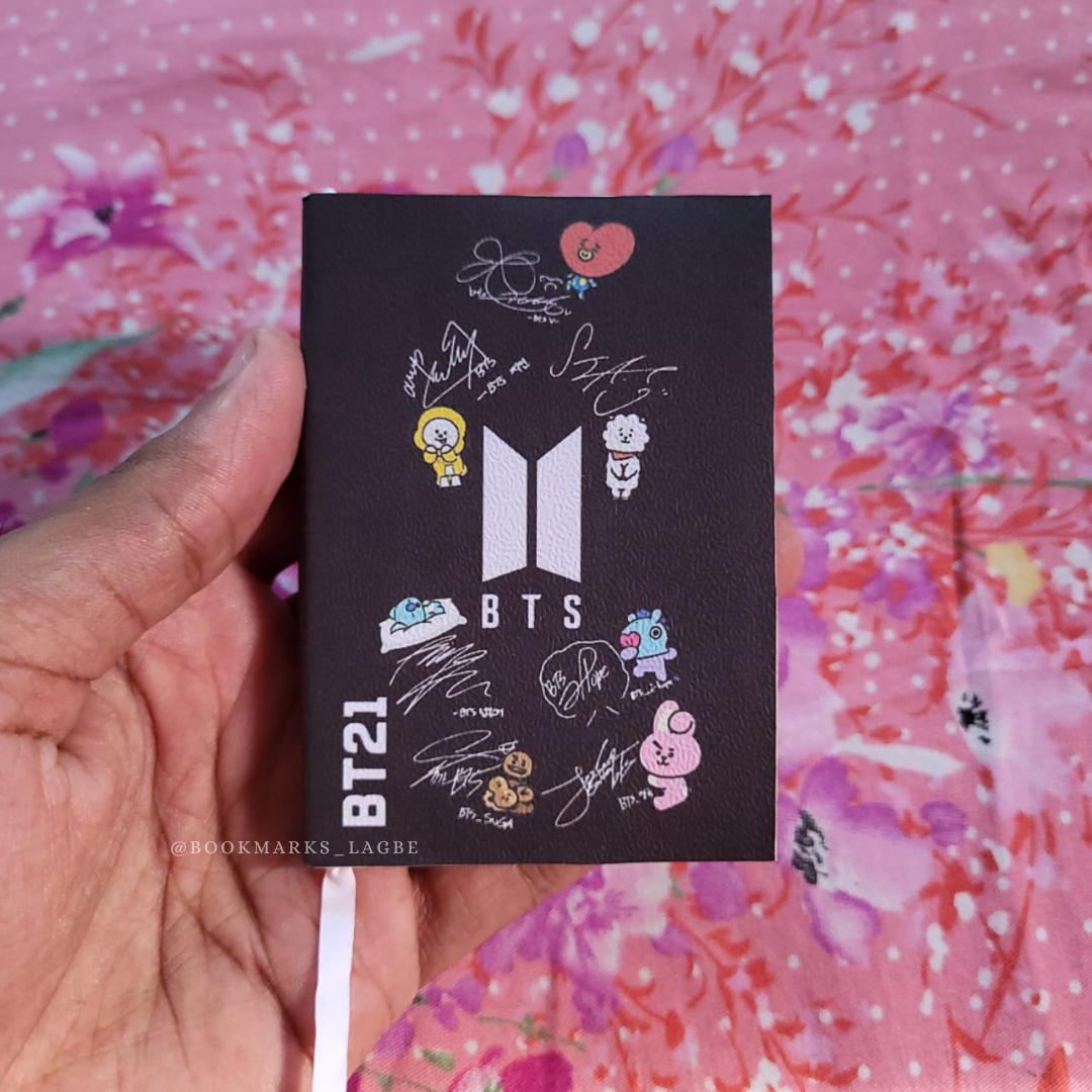 BTS Journal Dotted Notebook 5.4 inches * 4 inches-A6 size - Great to Have. 