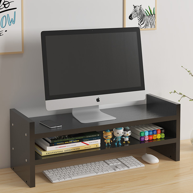 05ZV7 Wholesale Desktop Computer Monitor Screen Elevated Base Screen Office Desktop Storage Box Finishing Support. 
