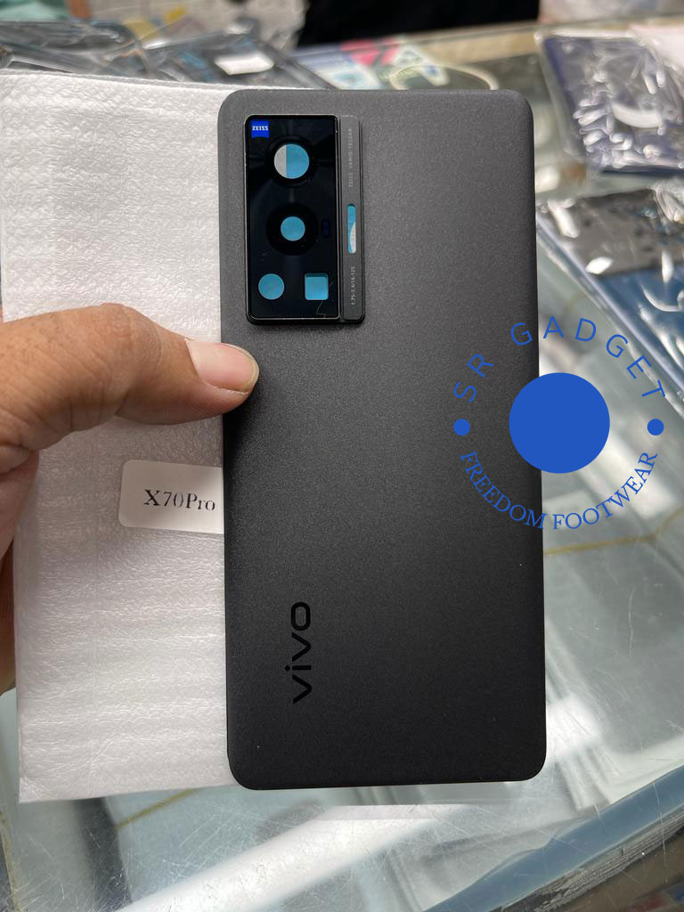 Replacement Backshell Glass Panel for Vivo X70 Pro Battery Back Door Housing. 