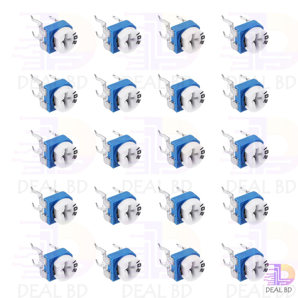 TrimPot 1K(102) Ohm Variable Resistor 6mm-10Pcs. 
