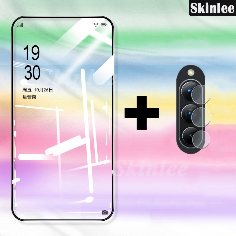 2 In 1 for ZTE Nubia Redmagic 8S Pro Plus Screen Protector Tempered Glass Film + For Red magic8 Pro Plus Lens Protector Glass Film