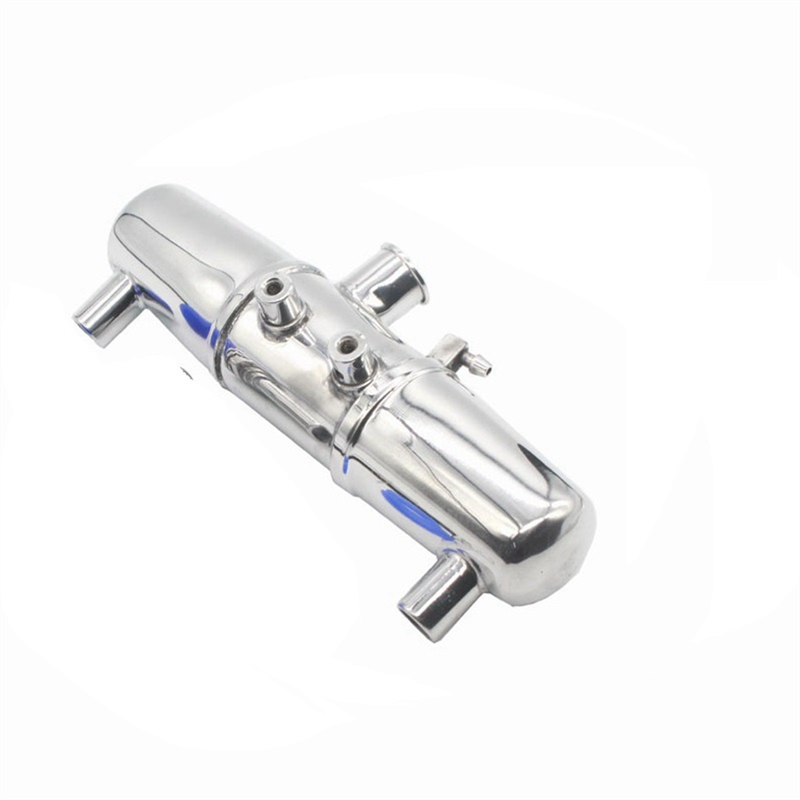 1 Set 4.6/5.9 Exhaust Pipe Exhaust Pipe with Double Rear Holes Suitable for HPI SAVAGE 1/8 RC Remote Control Model Car. 