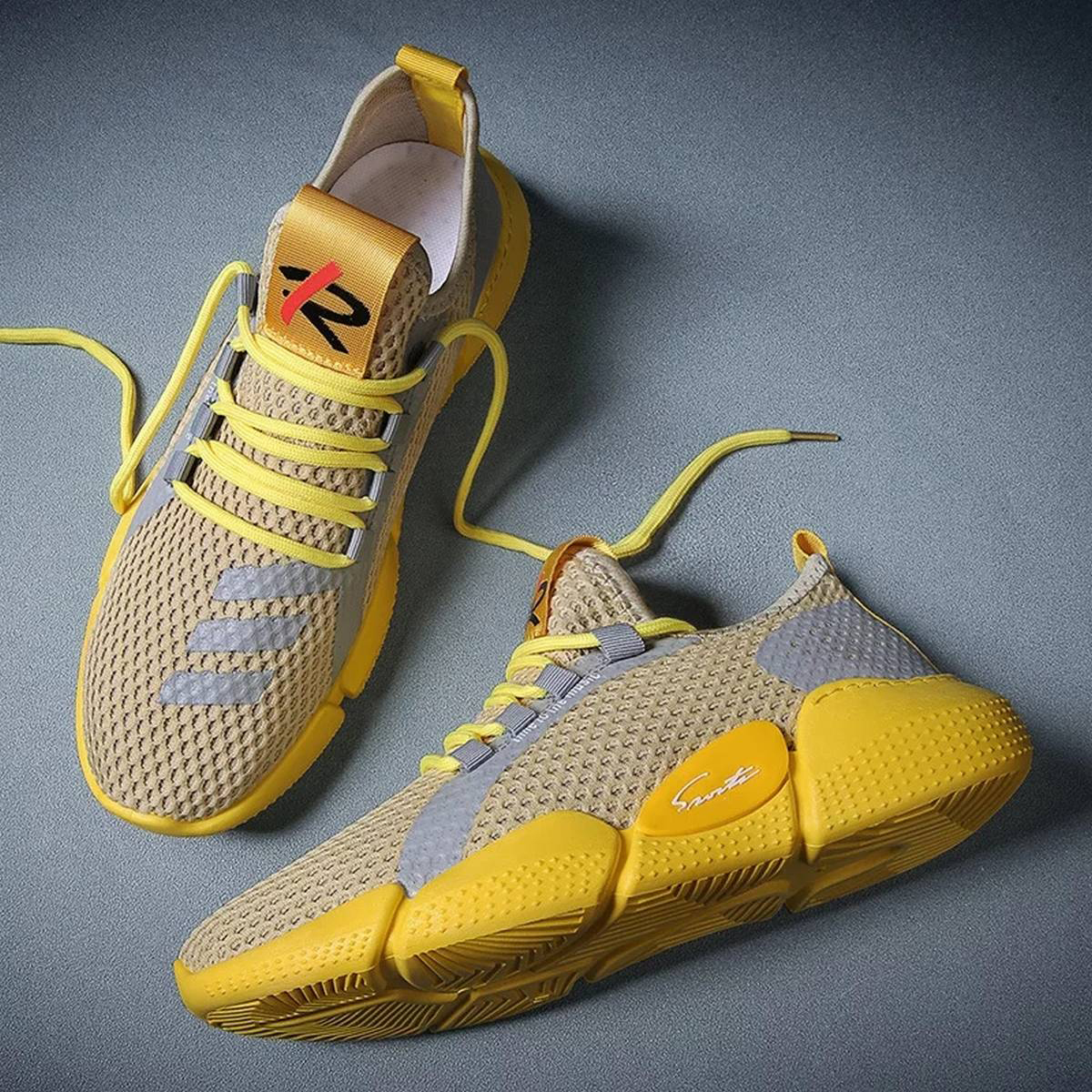 comfortable yellow shoes