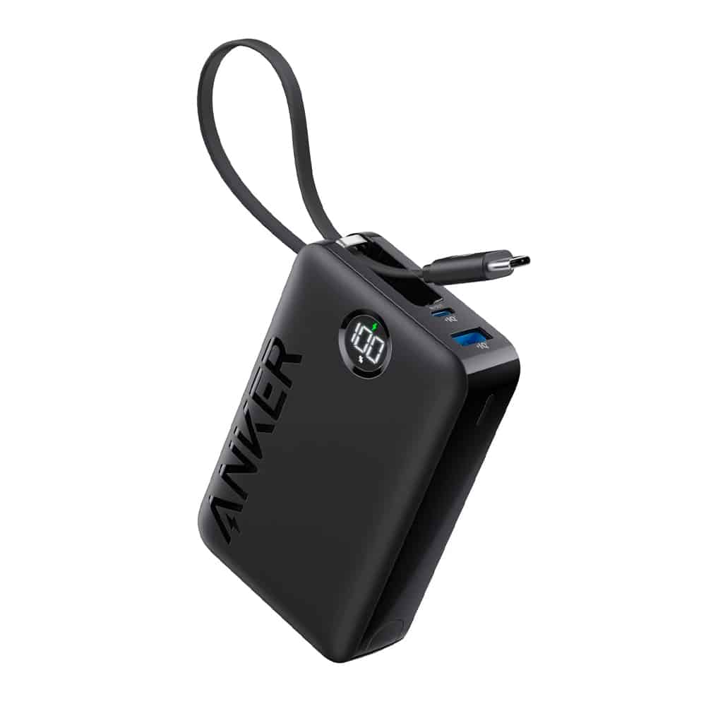 Anker A1647 Powercore 20000mAh Powerbank 22.5W with Built-In USB-C Cable. 