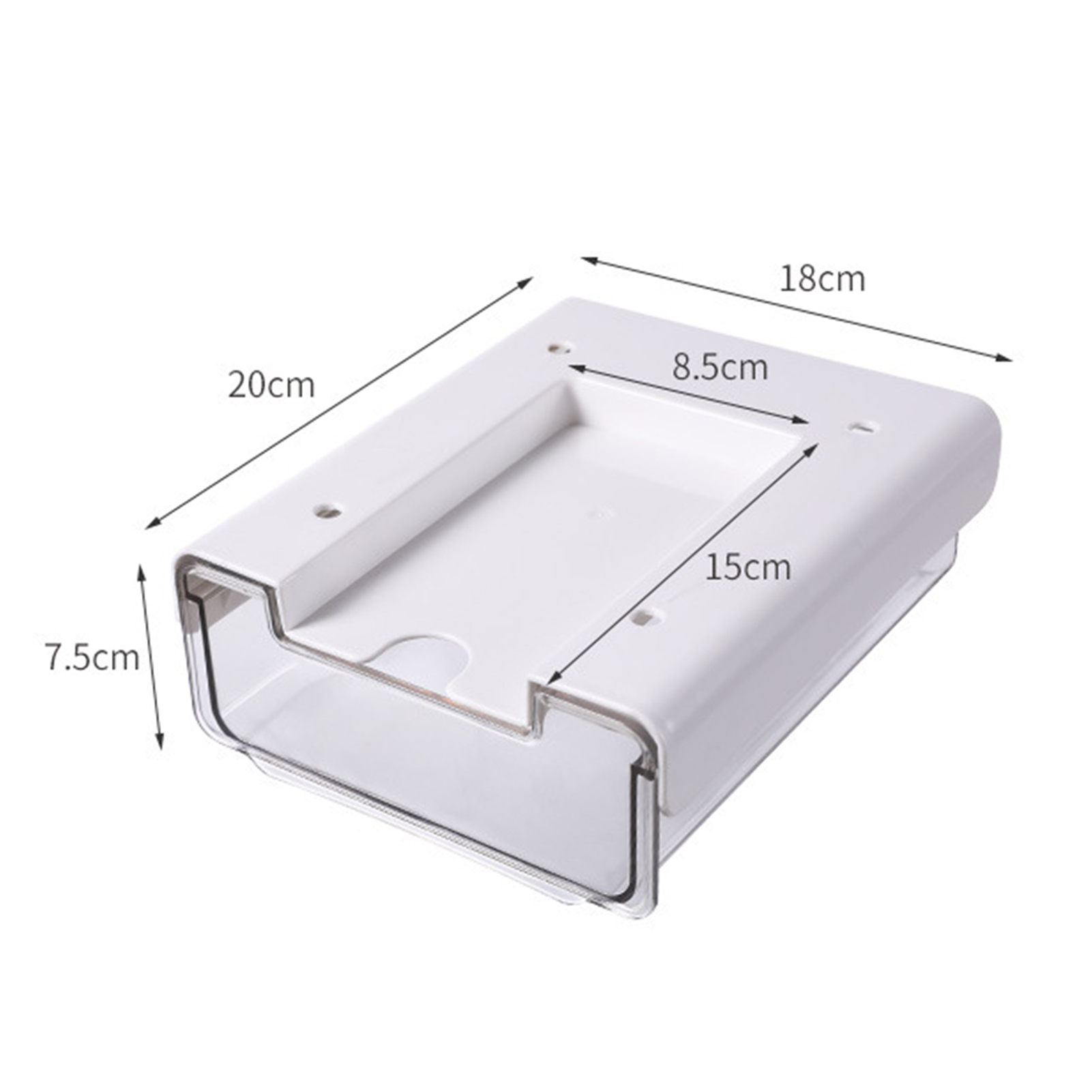 Storage Drawer Multi-purpose Under Desk Pull Out Style Storage Drawer. 