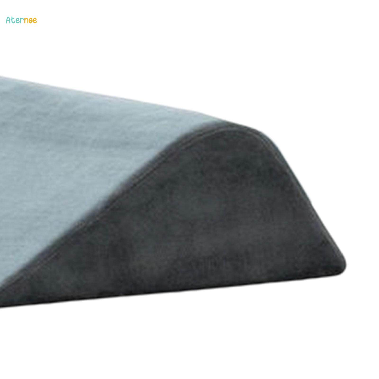 Bed Wedge Pillow, Elevated Leg Rest Pillow, Soft Triangle Legs Knees and Back Support Pillow, Leg Pillow for Sitting, Reading, Sleeping. 