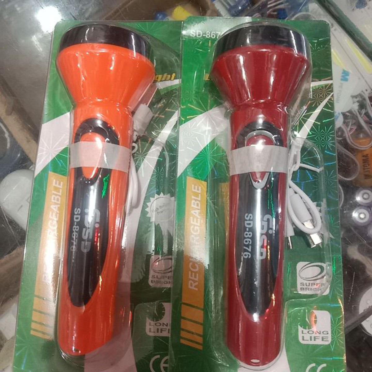Rechargeable LED Torch Light SD-8676