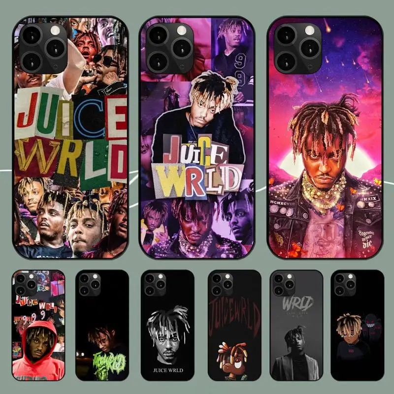 Rapper Juice WRLD Phone Case For iPhone 11 12 Mini 13 14 PRO XS MAX X XR 6 7 8 Plus Shell