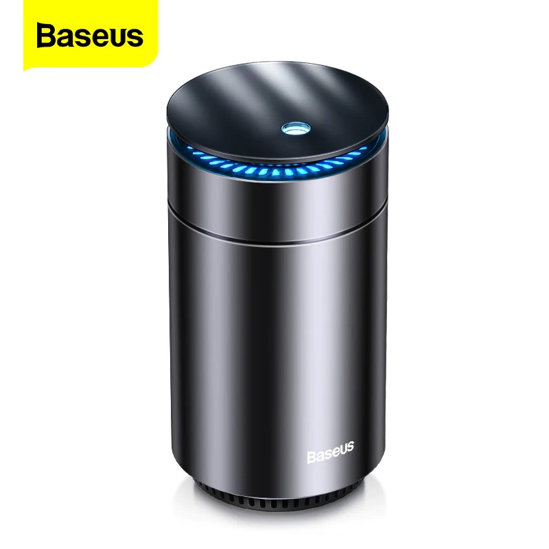 Baseus Car Air Humidifier Purifier Aroma Essential Oil Diffuser Auto Nano Disinfectant Diffuser Air Freshener For Home Office. 