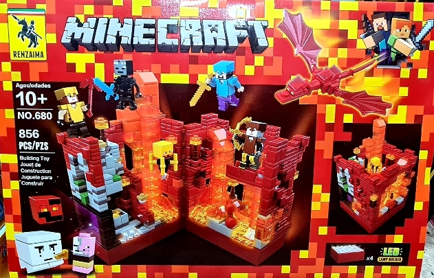 Big  Minecraft for kids fun Building toy Joining the Constrction with Big Minecraft City - Toys. 