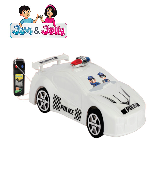 RFL Jim & Jolly Polic toy Car White 933710. 