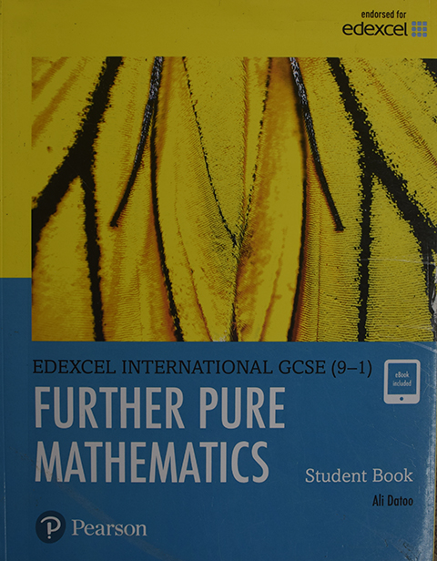 Edexcel International GCSE (9-1) Further Pure Mathematics Student Book. 