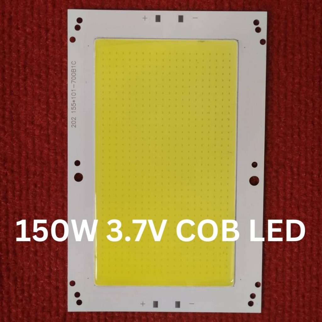 150W COB WHITE Color 150W 3.7V Size 155x101mm COB SMD LED Light Chip White COB LED Light 3.7V COB LED Light 150W COB Light COB LED Chip 3.7V COB LED Chip 150W Light Bulbs. 