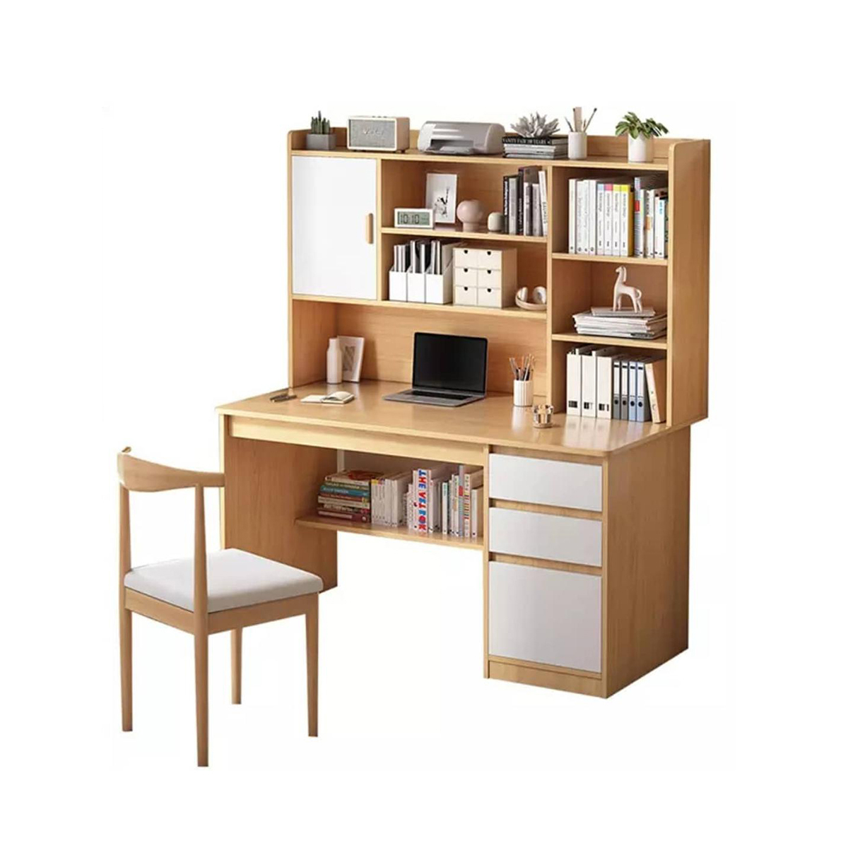 Reading / Study Table Without Chair Melamine Material Home Office