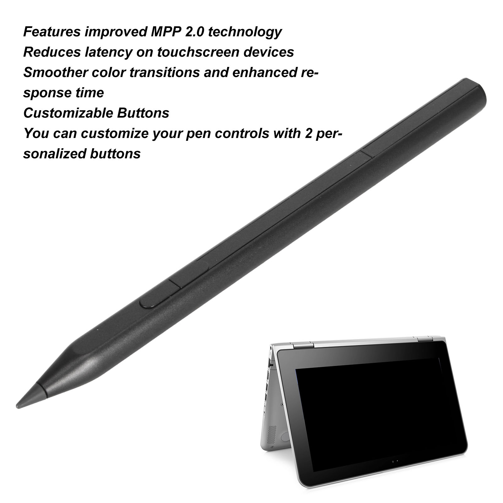 Stylus Pen Rechargeable 4096 Level Pressure Sensitivity Laptop Pencil for Pavilion X360 Spectre X360 X360. 