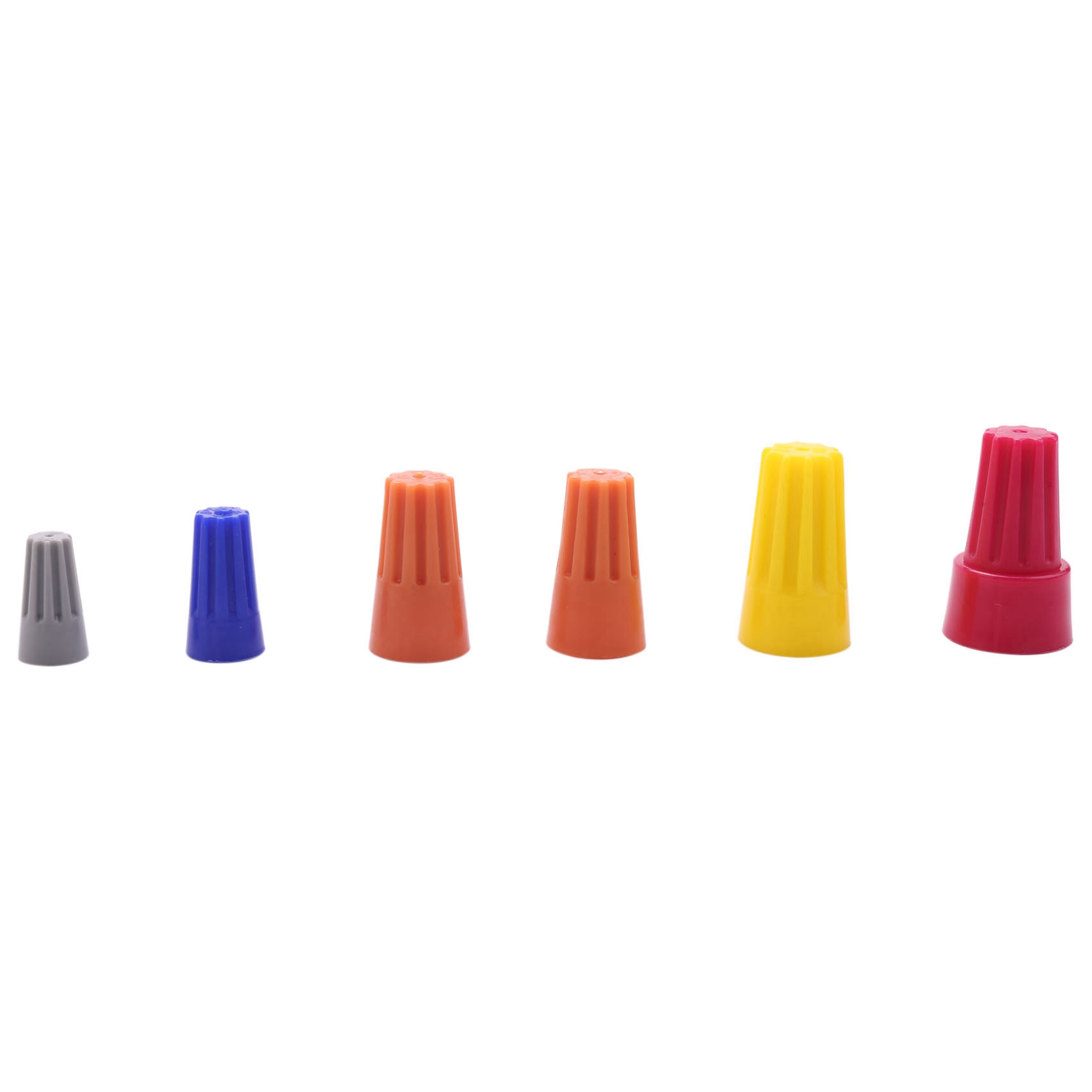 158Pcs 5 Colors Electrical Wire Connector Twist-On Screw Terminal Spring Inserted Nuts Caps Assortment Set. 