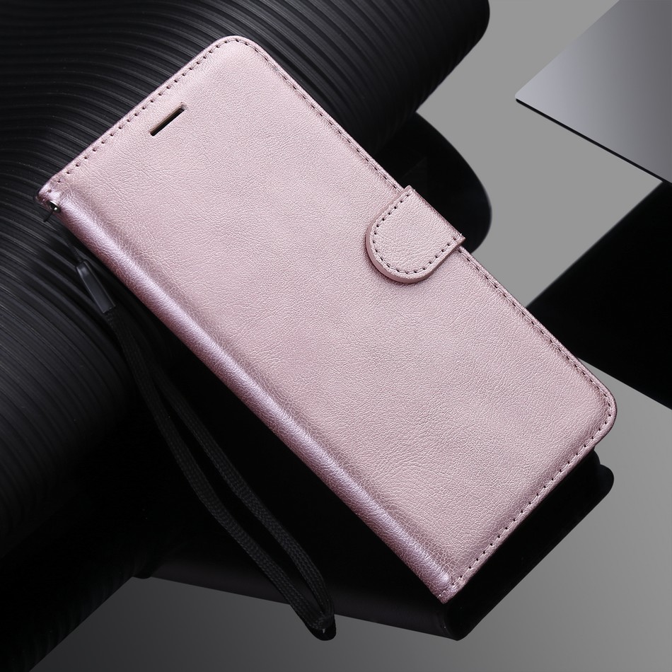 Classic Wallet Card Slots Case For Huawei P Smart Plus 2019 2020 2021 Z P20 P30 Lite Pro Honor X7A X8A Simple Phone Coque D06E. 