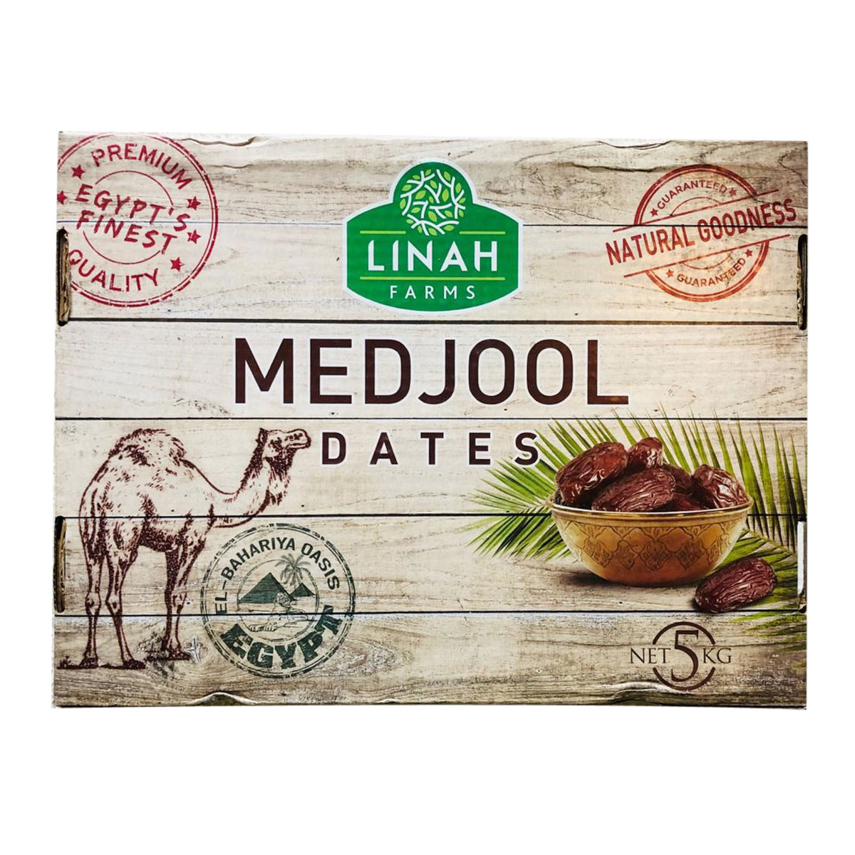 Linah Farms Medjool Dates - 5Kg. 