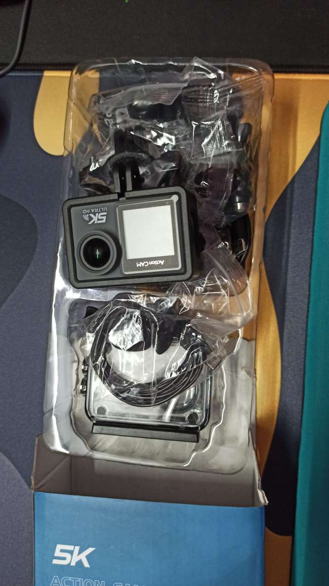 5K 4K60FPS Action Camera Dual IPS Touch LCD DVR EIS 170° 30M Waterproof 5X Zoom Sport Camera With Wireless Mic&Remote Control. 