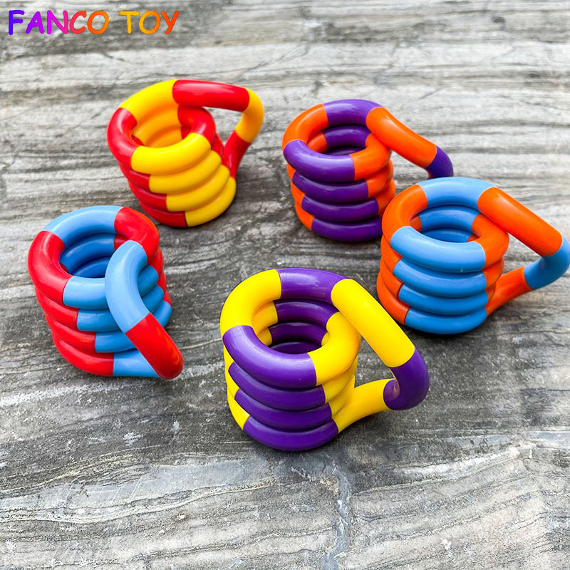 New Color Fidget Anti Stress Toy Twist Decompression Toy Deformation Rope Perfect For Stress Kids Play Toys Fidget. 