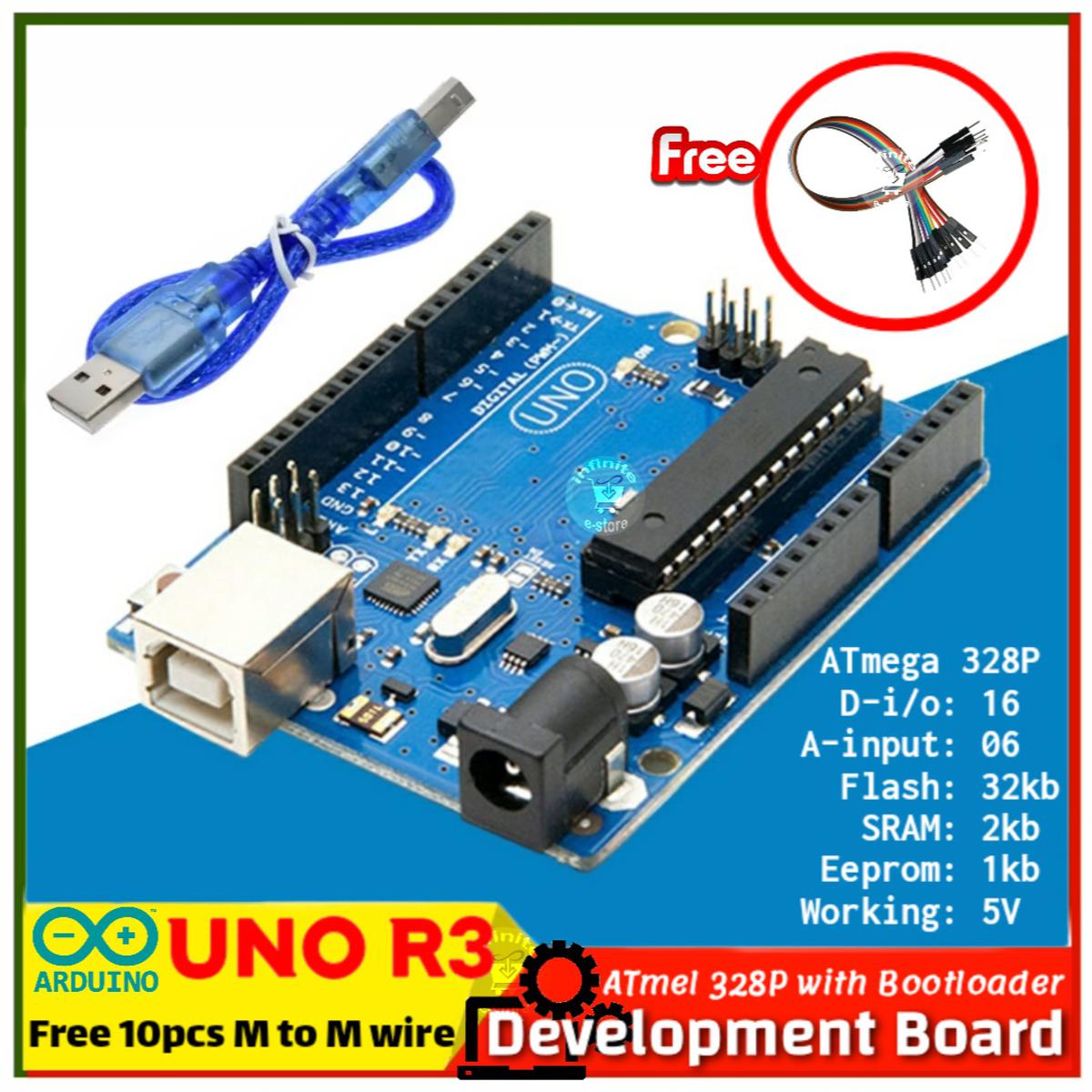Arduino Uno R3 With USB Cable Arduino Development UNO R3 MEGA328P