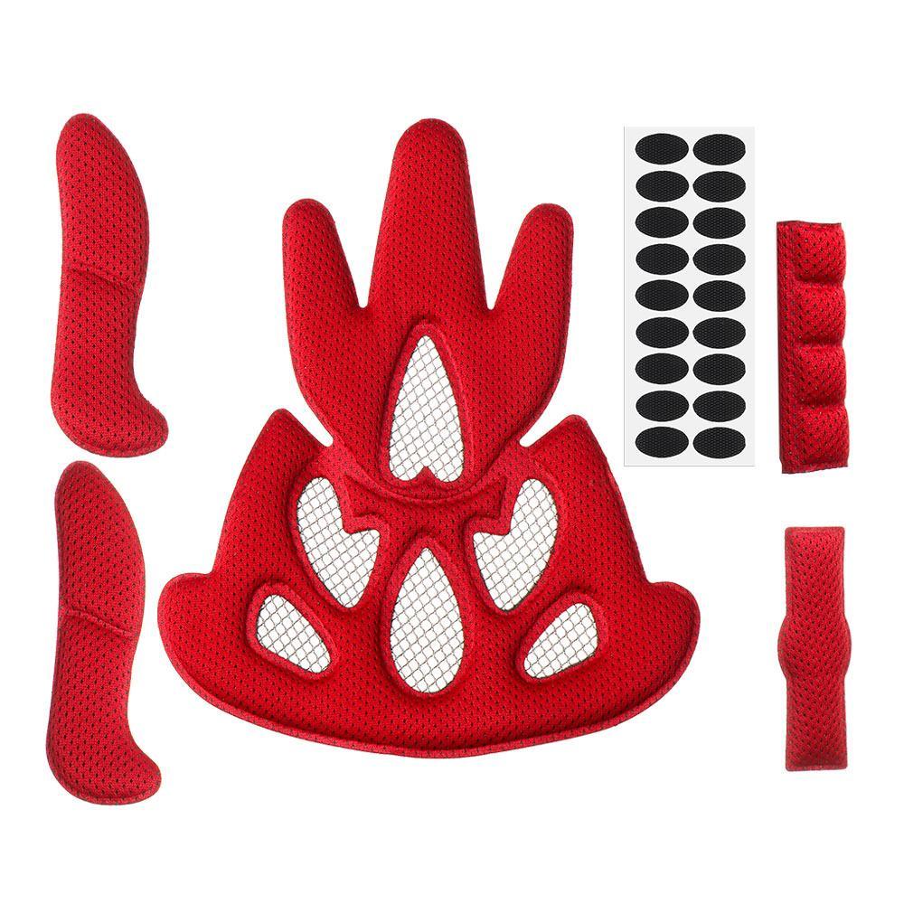 Outdoor Sports Sealed Replacement Helmet Inner Padding Kit Protection Sponge Pad Foam Pads Set with Insect Net. 