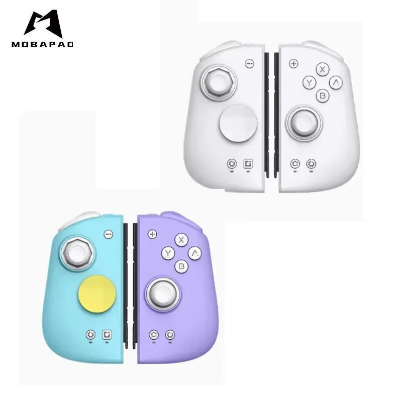 MOBAPAD M6 Gemini 2 Game Controller,Joypad with Hall Joystick Left Right Handle Grip Console for Switch NS OLED Gamepad