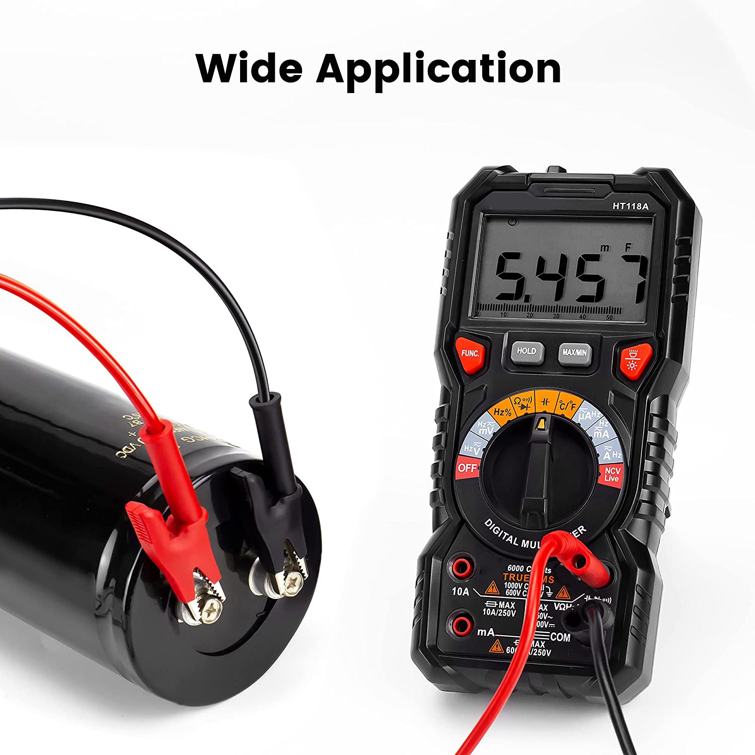 5PCS 4mm Multimeter Banana Plug to Alligator Clips Test Lead for al Testing Wires and Alligator Clip Cable