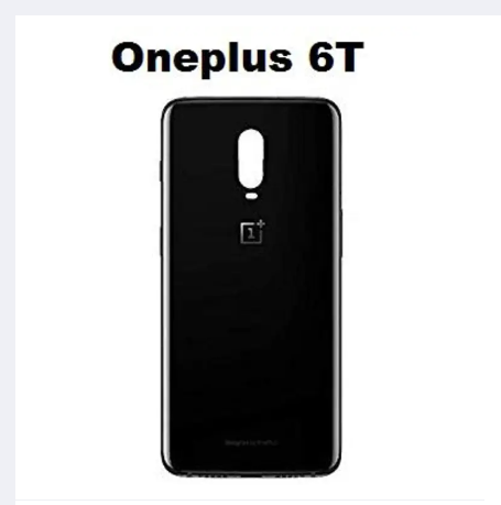 Replacement Back Part for Oneplus 6T Back Glass Panel Body Housing Compatible 1+ 6T Battery Back Door