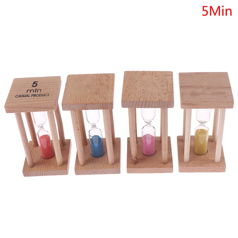 5Min Wooden Home Decoration Desktop Sand Clock Timers Sand Sandglass Hourglass Timer Clock Home Decor Gift Kitchen. 