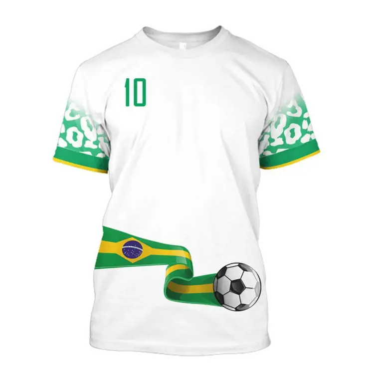 Men's Brazil National Team Sports Fan T-Shirts