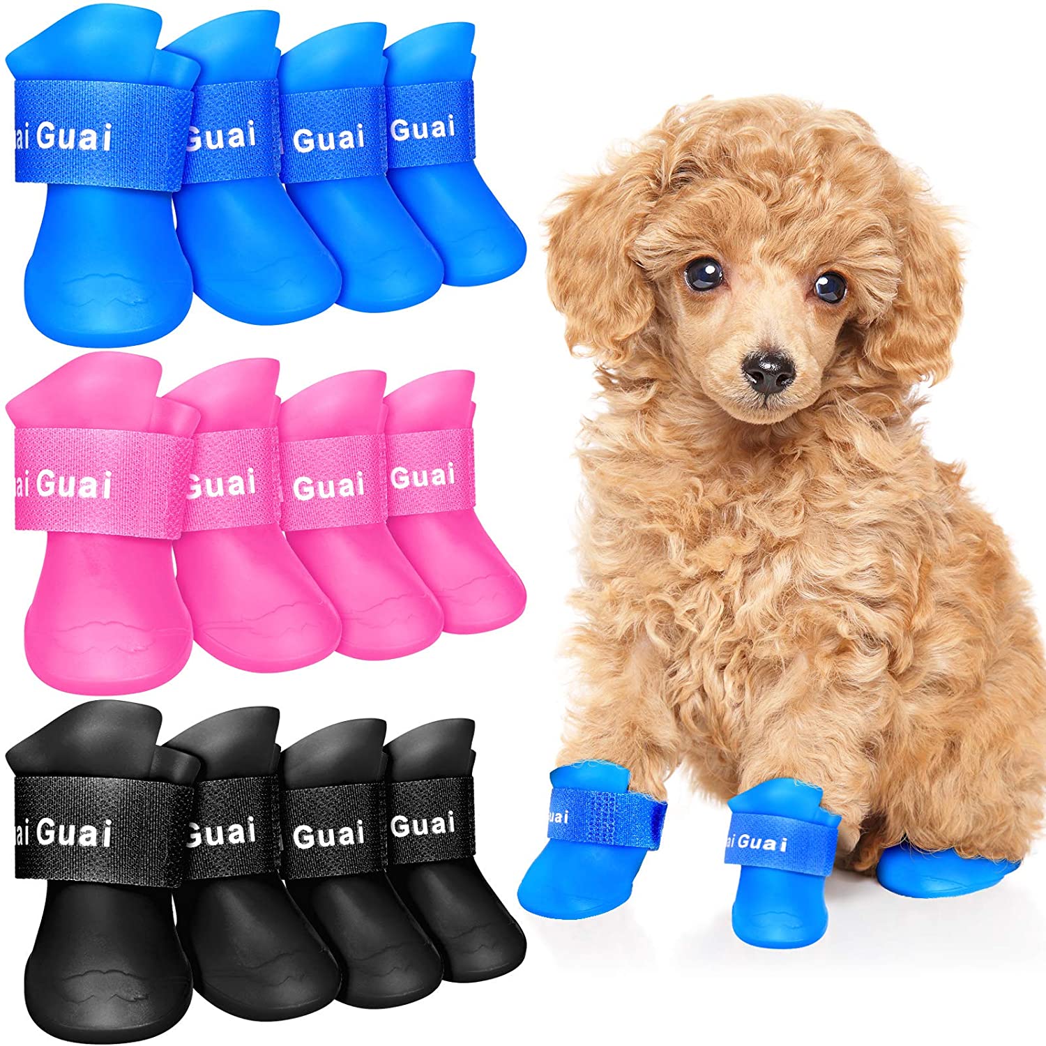 Waterproof Silicone Non Slip Pet Dog Cat Shoe