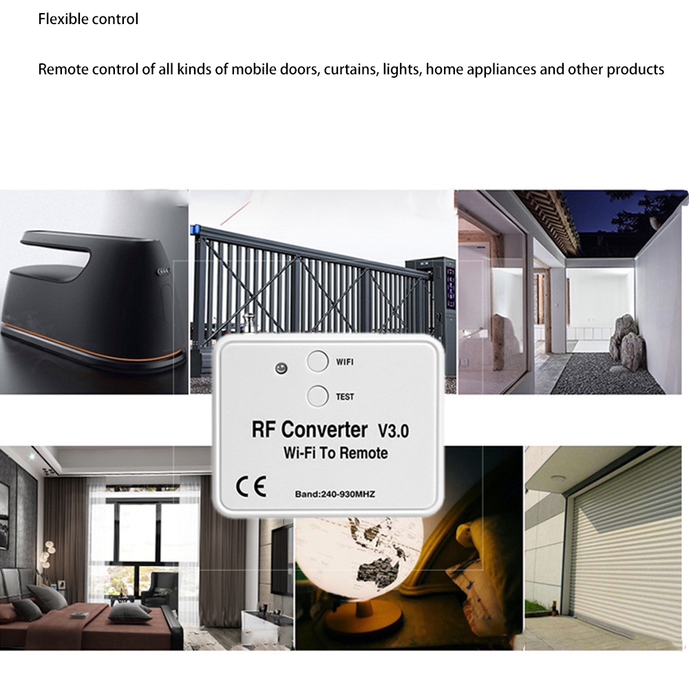Wifi Remote Control Converter Rf Radio Frequency Wifi 240-930 Mhz. 