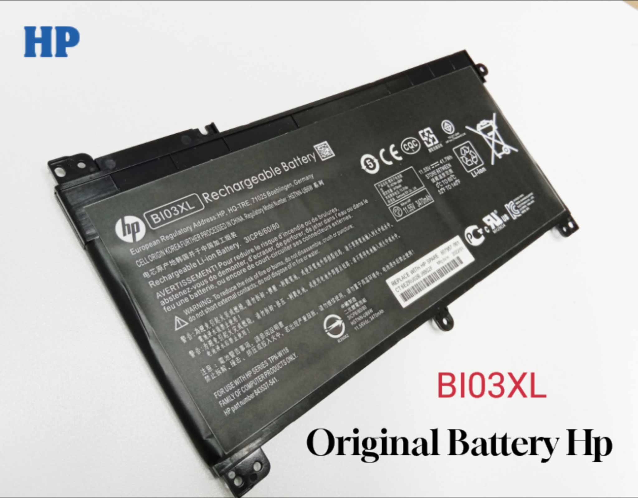 BI03XL ON03XL Battery For HP Pavilion X360 13-U X360 M3 X360 13-U131TU Stream 14-AX Series