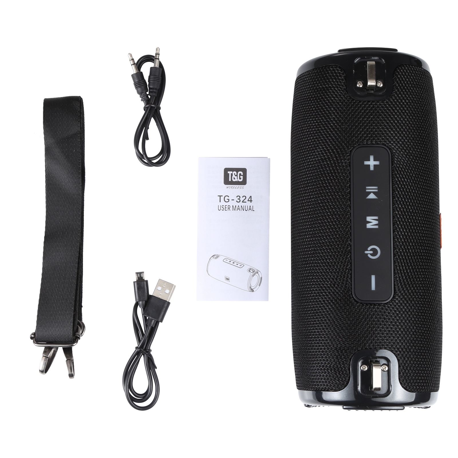 (New)TyG TG-324 TWS Portable Columnar Bluetooth Speaker MP3 Player. 