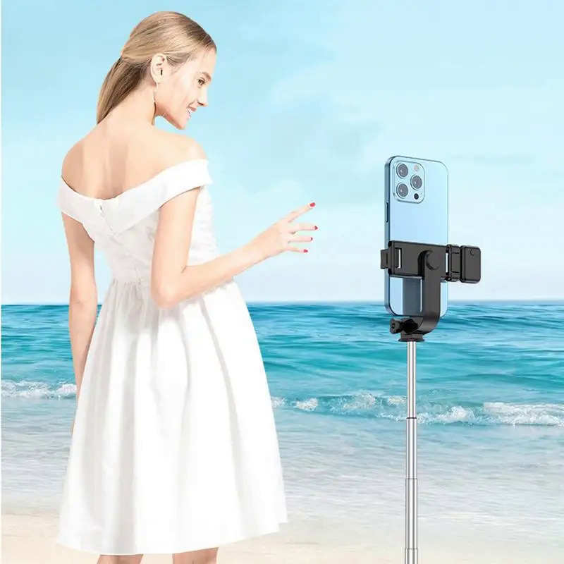 Phone Tripod Toneof Tripod Photo Pole 360 Rotation Multi-mode Camera Aluminum Alloy Material Retractable And Mini Cell Phone. 